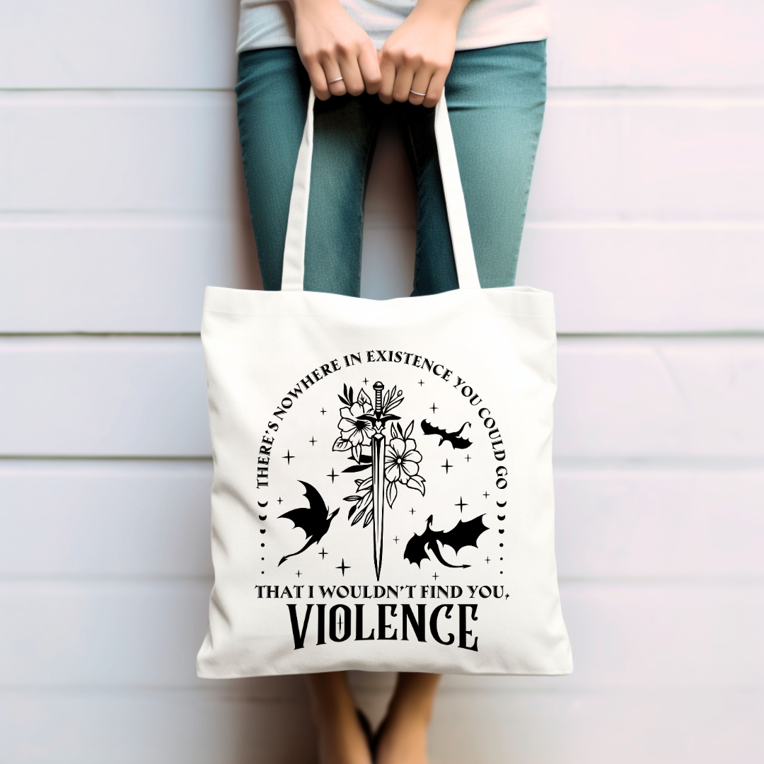 Violence Tote Bag