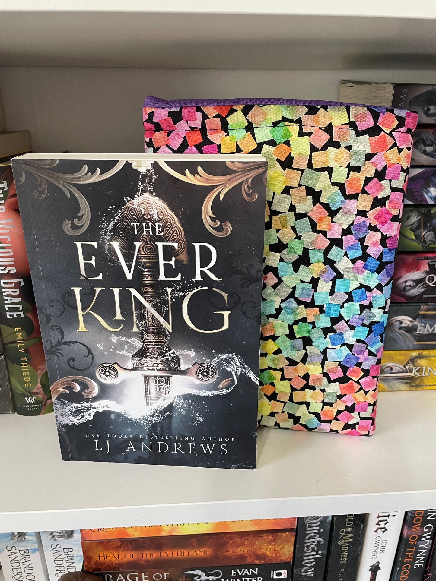 Rainbow Confetti Booksleeve