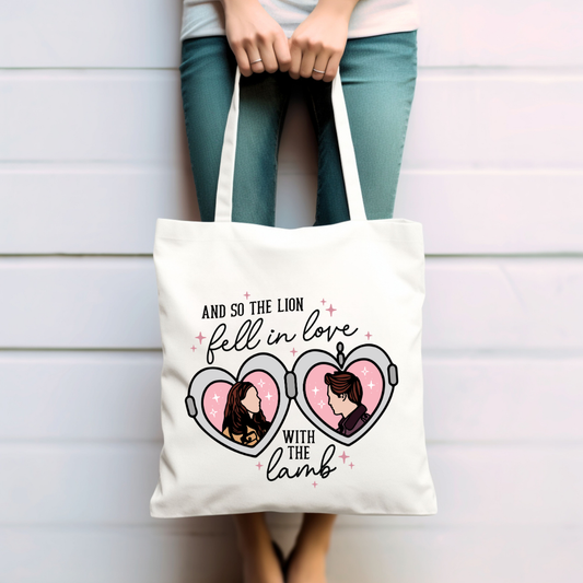 Lion and Lamb Tote Bag
