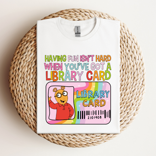 Library Card Shirt
