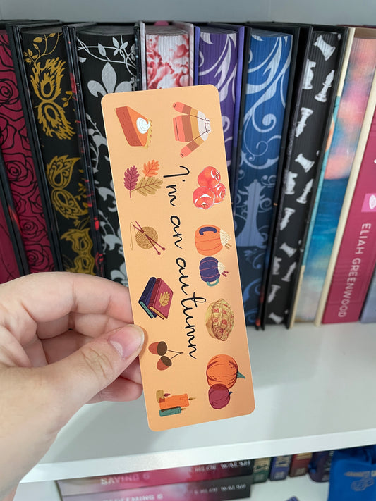 I'm An Autumn Bookmark